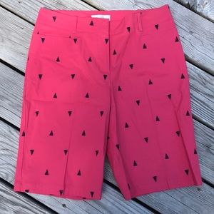 Talbots Shorts - Talbots Sailboat Embroidered Bermuda Shorts Talbots Shorts - Talbots Sailboat Embroidered Bermuda Shorts